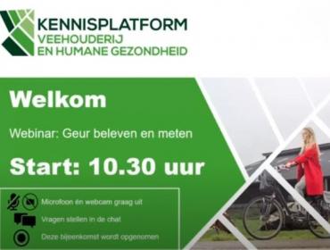 Webinar Geur beleven en meten